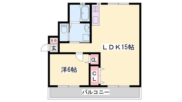 明石駅 バス12分  高津橋下車：停歩3分 1階の物件間取画像